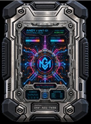D.K.F. Front Card